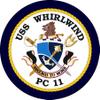 USS Whirlwind PC-11 Crest Challenge Coin view 3
