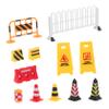 DECHOUS 1set Mini Traffic Road Block Simulation Toy for Educational Play Traffic Safety Understanding for and Imaginative Scenarios view 1
