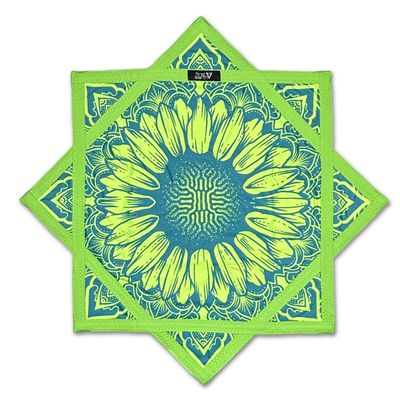 First Earth Flow Star - Dapo Star - Flow Toy Sunflower of Life (UV), 24" - Small