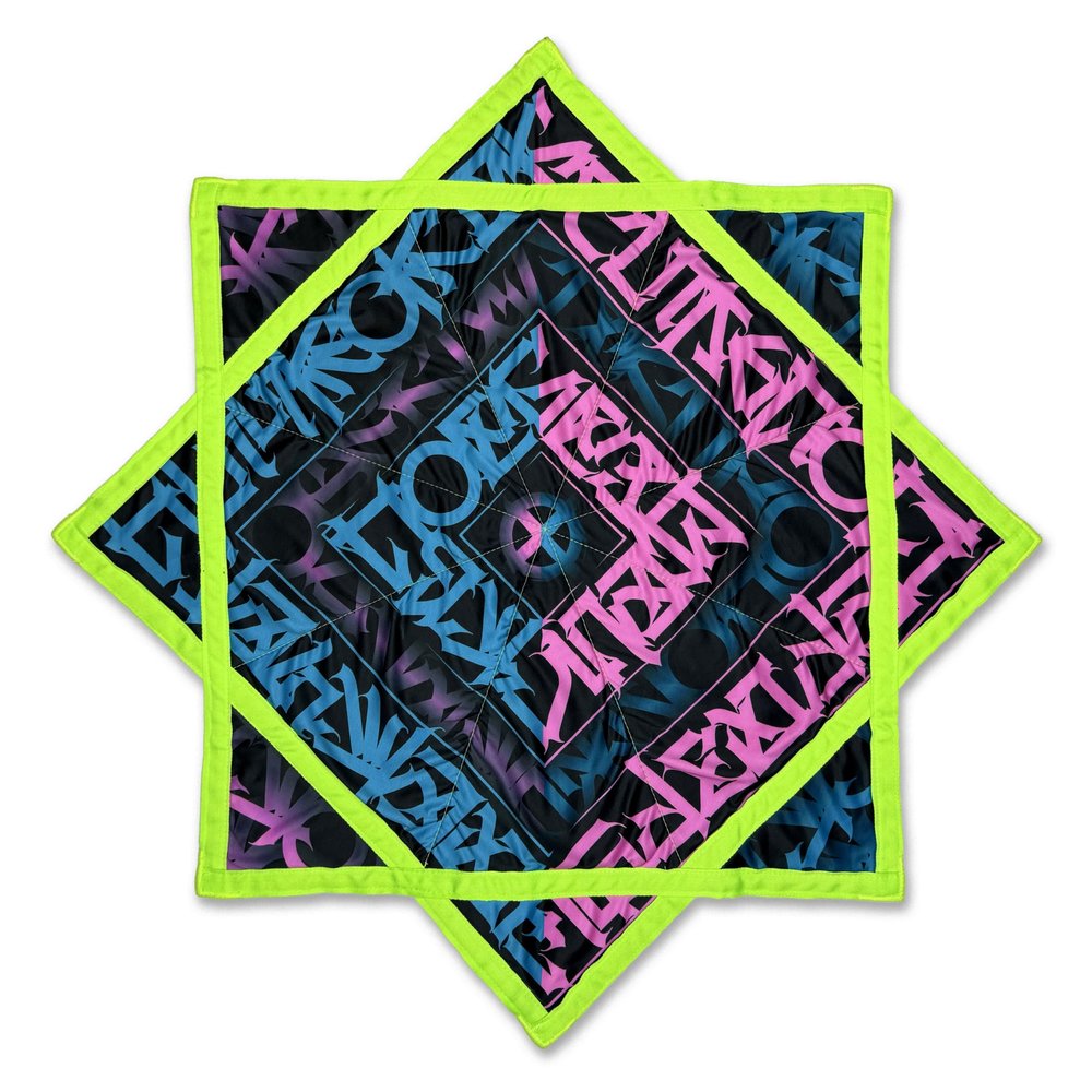 First Earth Flow Star - Dapo Star - Flow Toy Calligraffiti (UV), 24" - Small