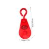 Alipis Lifting Pulley Wall Mount Pulleys Block Steel Cable Pulley Cable Rollers Pulley Wheel Heavy Wire Small Pulley Galvanized Garage Hoist Material Power Cable Pulley A3 Steel Red view 2
