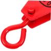 Alipis Lifting Pulley Wall Mount Pulleys Block Steel Cable Pulley Cable Rollers Pulley Wheel Heavy Wire Small Pulley Galvanized Garage Hoist Material Power Cable Pulley A3 Steel Red view 4
