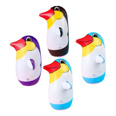 Milisten Inflatable Christmas Penguin Tumbler Toy Pvc Adornment Boys and Girls Toy Decor