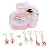 PRETYZOOM Adorable Cartoon Clip Earrings for Girls 4 Piece Set Pink Flat Back Ideal for Holidays and Events view 1