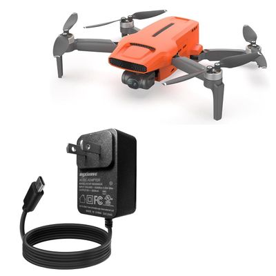 BoxWave Charger Compatible With Fimi Mini 3 Drone with 3 Batteries - Wall Charger Direct (15W), Rapid Charge your device with built-in 3ft Cable
