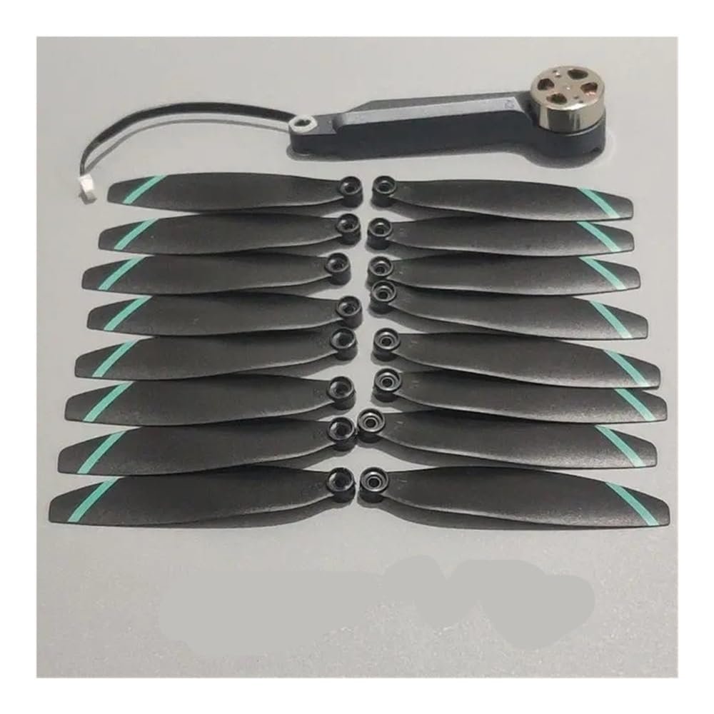 16PCS Fit for LSRC S9S MAX Drone Blade LS-S9S RC Quadcopter Maple Leaf Fan Spare Parts Motor Arm Rear Arm A2