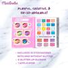 Martinelia Super Girl My Secret Diary Kids Makeup Set- Vanity Kit with Brushes, Eyeshadow, Blush & Lip Gloss- Non Toxic Play Make Up for Girls 5-12 view 2