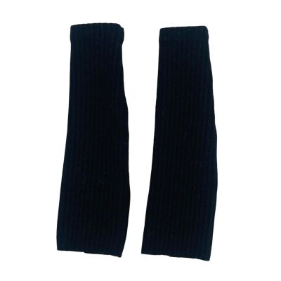 1/6 Scale Female Action Figure Knit Leg Warmers Warm Footless Socks Model,Long Socks,Boot Stockings,for 12 inch Doll Model, Black