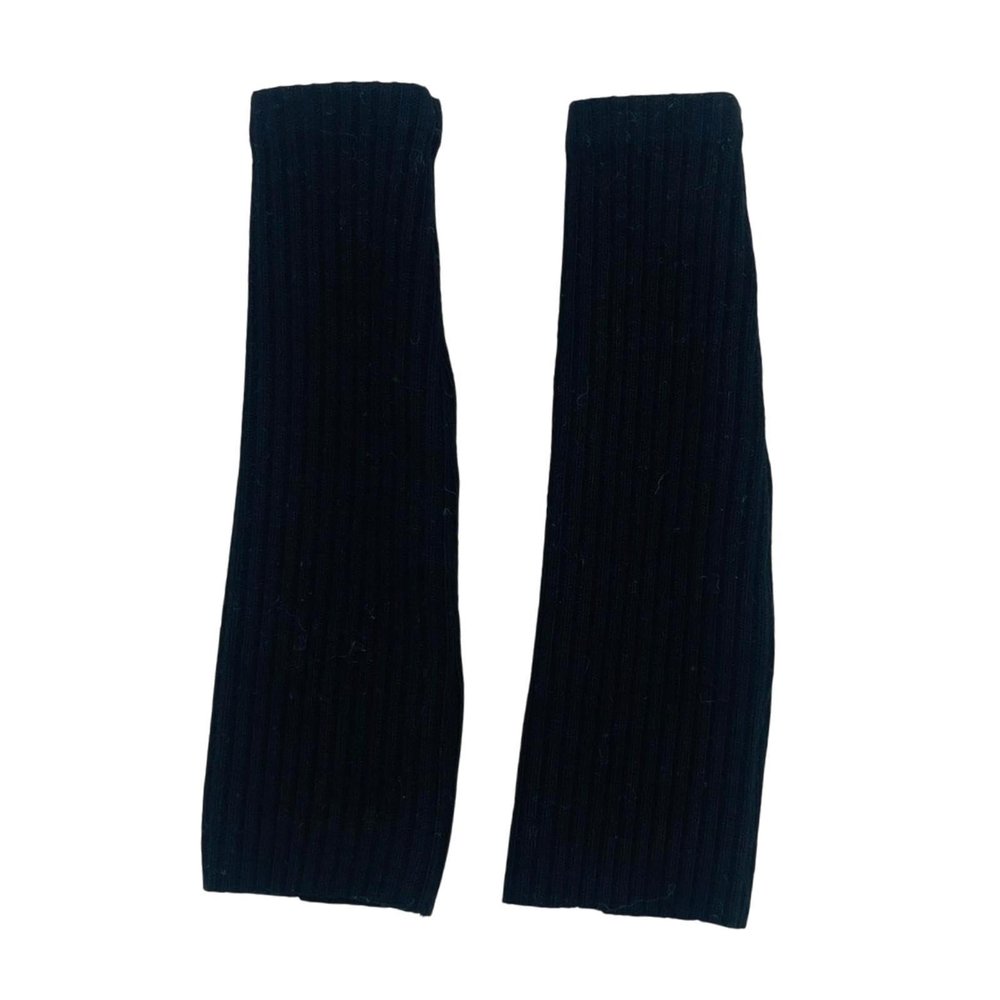 1/6 Scale Female Action Figure Knit Leg Warmers Warm Footless Socks Model,Long Socks,Boot Stockings,for 12 inch Doll Model, Black