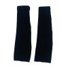 1/6 Scale Female Action Figure Knit Leg Warmers Warm Footless Socks Model,Long Socks,Boot Stockings,for 12 inch Doll Model, Black view 1