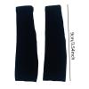 1/6 Scale Female Action Figure Knit Leg Warmers Warm Footless Socks Model,Long Socks,Boot Stockings,for 12 inch Doll Model, Black view 4