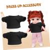 HEALSOPTHY 4pcs Doll Short Sleeves T-Shirt Cotton Material for Dolls Costumes and Dress view 3