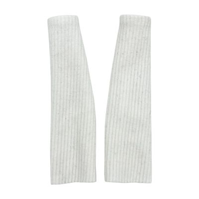 1/6 Scale Female Action Figure Knit Leg Warmers Warm Footless Socks Model,Long Socks,Boot Stockings,for 12 inch Doll Model, White