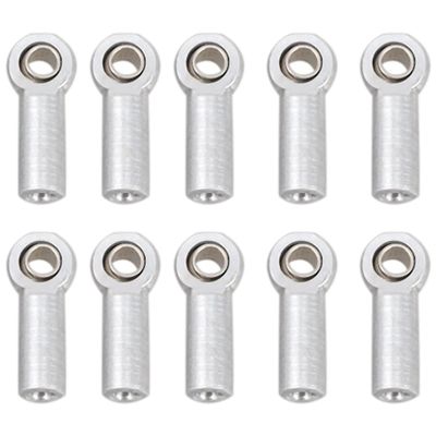 Compatible with Axial for SCX10 D90 D110 CC01 1/10 RC Car Crawler 10Pcs Metal M3 Link Tie Rod End Ball Joint Upgrade Parts RC Tie Link Rods