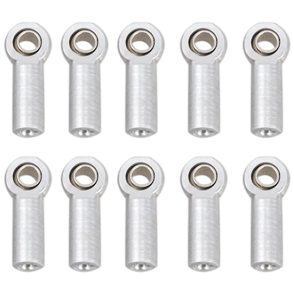 Compatible with Axial for SCX10 D90 D110 CC01 1/10 RC Car Crawler 10Pcs Metal M3 Link Tie Rod End Ball Joint Upgrade Parts RC Tie Link Rods