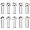 Compatible with Axial for SCX10 D90 D110 CC01 1/10 RC Car Crawler 10Pcs Metal M3 Link Tie Rod End Ball Joint Upgrade Parts RC Tie Link Rods view 1