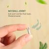 Compatible with Axial for SCX10 D90 D110 CC01 1/10 RC Car Crawler 10Pcs Metal M3 Link Tie Rod End Ball Joint Upgrade Parts RC Tie Link Rods view 3