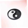 ABOOFAN Yin and Yang Trigram Sand Table Resin Crafts Black Decorative Household Ornament for Home and Office Housewarmings Birthdays and Anniversaries view 3