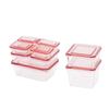 1:6 Scale Dollhouse Miniature mini Simulation Food Container,Storage Box,Fruit Salad Box Model,bjdob11blythegsc Kitchen Accessories (Pink) view 1