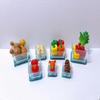 1:6 Scale Dollhouse Miniature mini Simulation Food Container,Storage Box,Fruit Salad Box Model,bjdob11blythegsc Kitchen Accessories (Pink) view 3