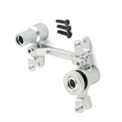 RC Car Parts for Traxxas for UDR for Unlimited for Desert for Racer 1/7 RC Car Upgrade Parts Metal Steering Assembly Steering Bellcranks Servo Horn Arm 8543(Silver)