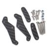 Carbon Fibre Rear Shock Plate for 1/10 Tamiya Monster Beetle Frog Blackfoot Chassis Upgrade Accessories view 1