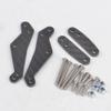 Carbon Fibre Rear Shock Plate for 1/10 Tamiya Monster Beetle Frog Blackfoot Chassis Upgrade Accessories view 3