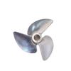 RC Boat Propeller, CNC Aluminum 3-Blade, 40mm Diameter, 5mm Shaft, 15mm Hub Height, Silver Color view 1