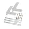 Aluminum Front Bumper Bull Bars for 1/10 RC Crawler Traxxas TRX4 Axial SCX10 II 90046 Redcat Tamiya Buggy Truck Car(Silver) view 1