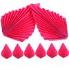 GAROZATION 10pairs Palm Leaf Cupcake Toppers Decorative Cake Picks for Weddings Birthdays and Parties Inserts for Creative Cake Decoration view 1