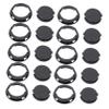 Vaguelly 50 Pack Cash Savings Box Bottom Covers Sturdy Plastic Lids No Tools Needed for Piggy Bank Closure Stoppers view 1