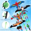 4 pcs Large Fishing Rod Kite for Adults 23.62 Inch Vivid Swallow Parrot Phoenix Butterfly Kite Bulk, Easy to Fly, Kites for Adults Family in Spring Outdoor Beach Team Building view 3