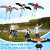 4 pcs Large Fishing Rod Kite for Adults 23.62 Inch Vivid Swallow Parrot Phoenix Butterfly Kite Bulk, Easy to Fly, Kites for Adults Family in Spring Outdoor Beach Team Building view 4