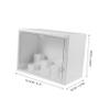 ABOOFAN Versatile Mini Figures Display Cabinet Acrylic Display Stand Case Mini Box Action Figure Storage view 2