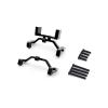 for WPL C24K C14K C24 C14 Metal Pull Rod Base for Seat Axle for Up Servo Bracket Mount RC Car Truck Spare Parts Replacement Car Accessories RC Repair Parts(Black) view 2