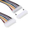 ACEIRMC 10Pairs JST-XH Connector Kit, XH 2.54mm 11 Pin Header Male and Female Connectors Plug Adapter with Flat Wire Cable 200mm 26AWG Compatible with JST XH (11P) view 4