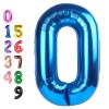 0 Balloon Numbers 40 Inch Big Dark Blue Balloon Numbers for Birthday Decoration, Baloon for 10 20 30 40 100 2025 Graduation Decor Wedding Anniversaries Party view 1