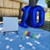 0 Balloon Numbers 40 Inch Big Dark Blue Balloon Numbers for Birthday Decoration, Baloon for 10 20 30 40 100 2025 Graduation Decor Wedding Anniversaries Party view 2