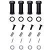 12Mm Aluminum Wheel Hex Adapters Long 29Mm Extension RC Car Conversion Parts for 1/12 Wltoys 12428 12423 Black view 1