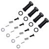 12Mm Aluminum Wheel Hex Adapters Long 29Mm Extension RC Car Conversion Parts for 1/12 Wltoys 12428 12423 Black view 2