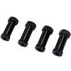 12Mm Aluminum Wheel Hex Adapters Long 29Mm Extension RC Car Conversion Parts for 1/12 Wltoys 12428 12423 Black view 3