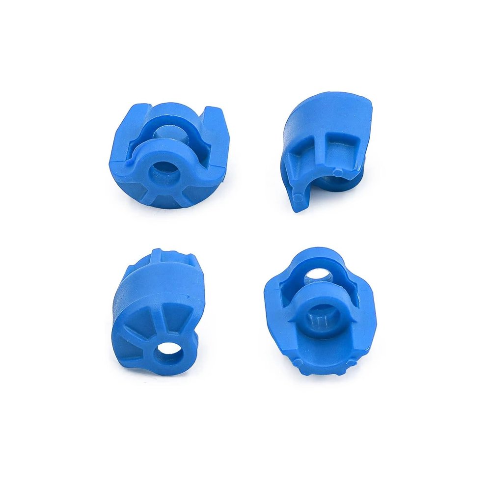 RC Car Upgrade Parts for Arrma 6S 1/7 1/8 4Pcs Plastic Shock Cap Protector Shock Absorber Protection Cover AR330492 RC Car Upgrade Parts Accessories(Blue)