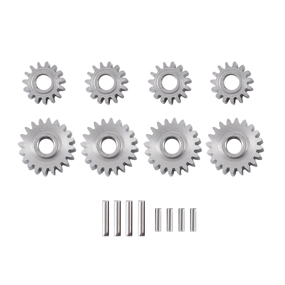 8Pcs Overdrive Steel Portal Axle Gear Set 20T 15T for 1/24 FMS FCX24 RC Crawler Car Upgrade Parts