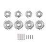 8Pcs Overdrive Steel Portal Axle Gear Set 20T 15T for 1/24 FMS FCX24 RC Crawler Car Upgrade Parts view 1