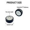 8PCS Toy Car Wheel RC Car Rubber Tire Wheel with Metal Shaft Axles for RC Car Truck Robot DIY Model Car Building Parts (2x32mm) view 3
