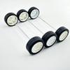 8PCS Toy Car Wheel RC Car Rubber Tire Wheel with Metal Shaft Axles for RC Car Truck Robot DIY Model Car Building Parts (2x32mm) view 4