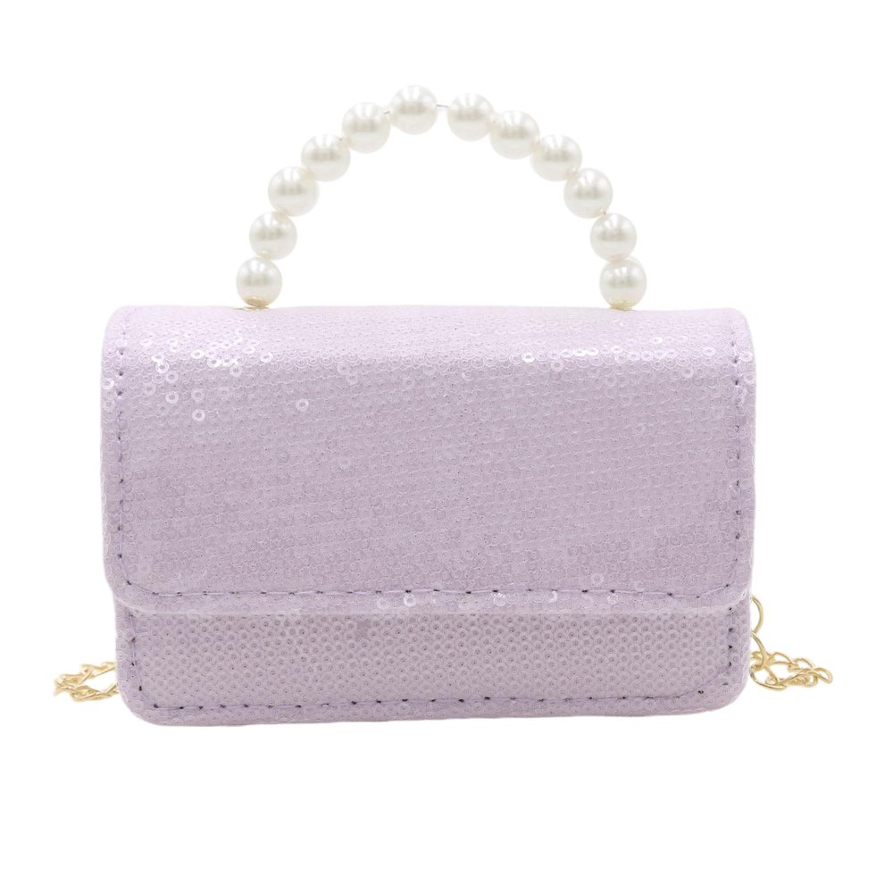 Kids Sequin Crossbody Purse Little Girls Sparkly Handbag Cute Messenger Bag