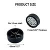 8PCS Toy Car Wheel RC Car Rubber Tire Wheel with Metal Shaft Axles for RC Car Truck Robot DIY Model Car Building Parts (2.5x45mm) view 3