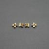 RC Boat Propeller Quad Set, 12.5mm Four-Blade Copper, 1.5mm Shaft, 4 Pieces (2 Left & 2 Right) view 2