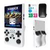 2025 New Upgraded R36MAX Retro Handheld Game Console, 18000+ HD Games, 64GB Memory, Linux System, 4.0-inch IPS Screen Portable Pocket Arcade, White view 1